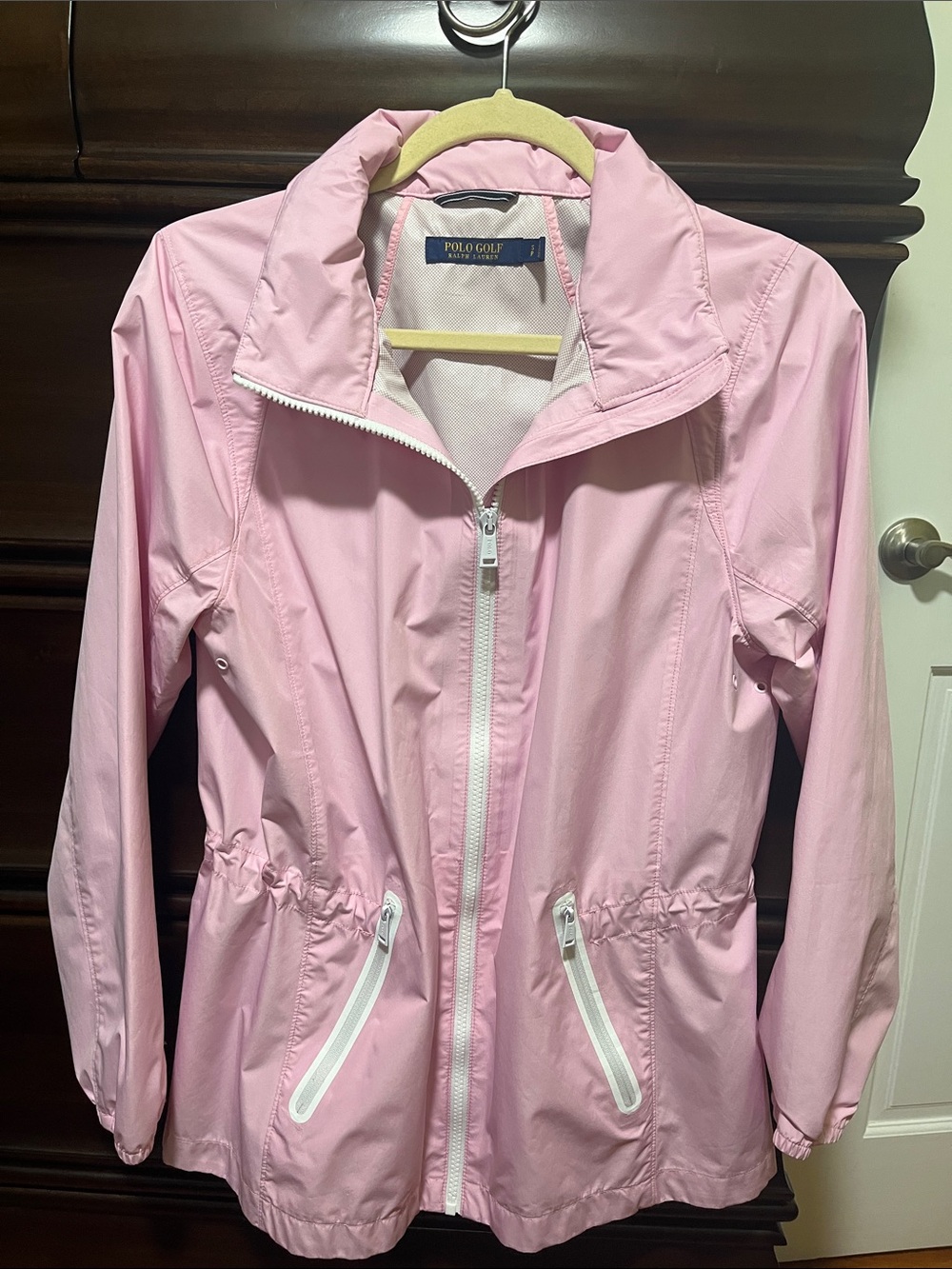 Ralph Lauren Golf Women's Pink Lightweight Rain Coat
